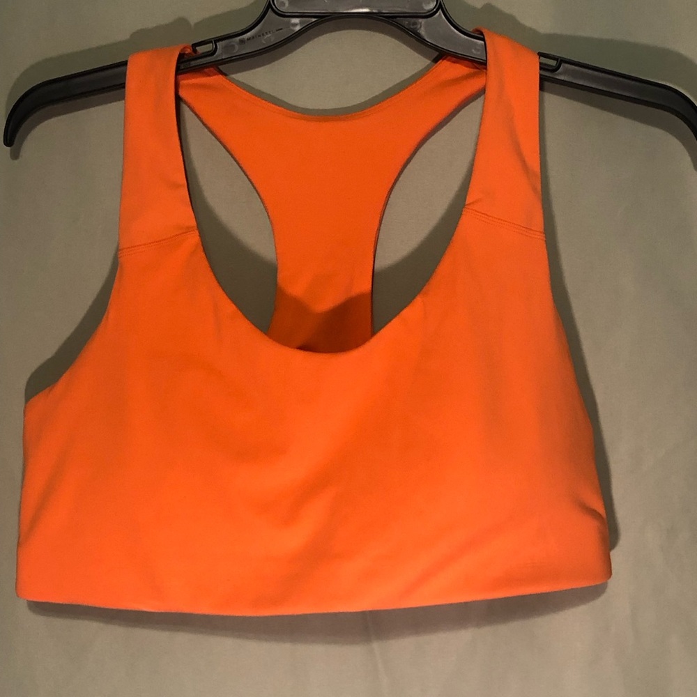 XXL orange sports bra